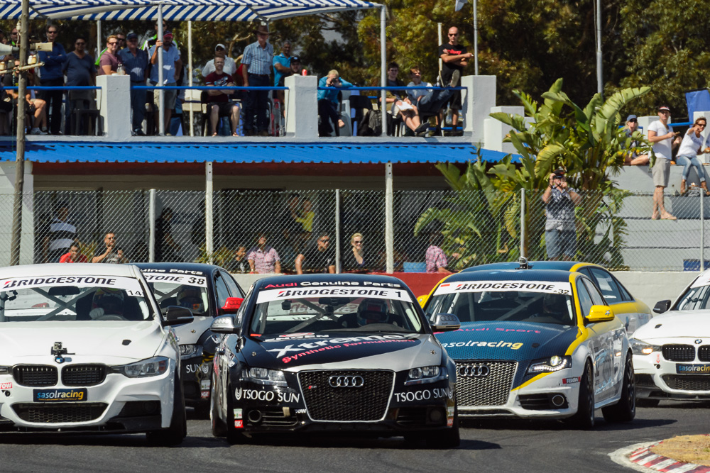 National Super Series racing action at Aldo Scribante&nbsp;Raceway