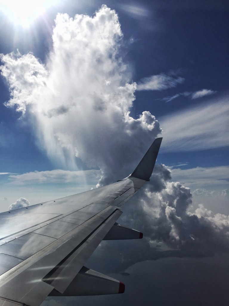 Some pretty dramatic cloud formations appeared the closer the plane got to Thailand.