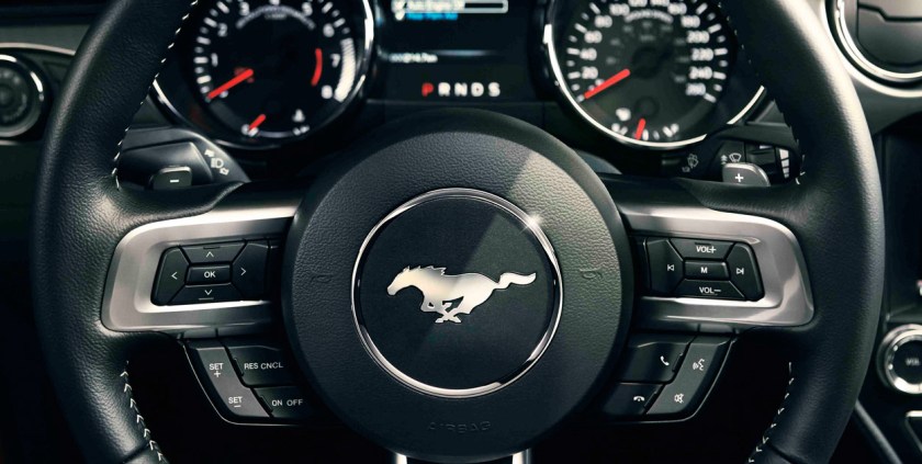 Mustang steering wheel