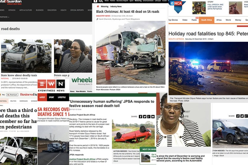 News headlines have not had much good news about road deaths in 2016