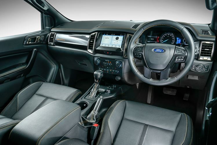Ford Ranger Wildtrak interior